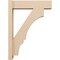 Ekena Millwork 6-in W x 22-in D x 30-in H Balboa Block Rough Cedar Woodgrain TimberThane Outlooker, Primed Tan OUTUR060X22X30BOA44RCPR - alternate 3